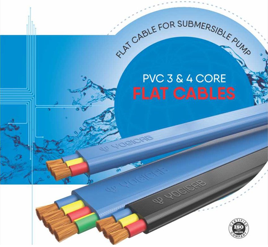 RUBBER 3 & 4 CORE FLAT CABLE - AWG EPDM